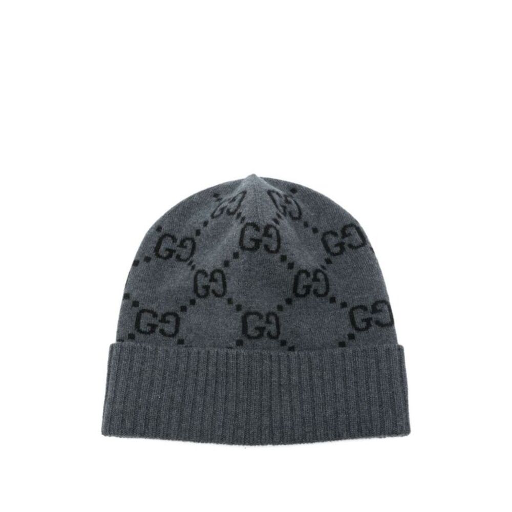 Gucci Men Gg Cashmere Beanie